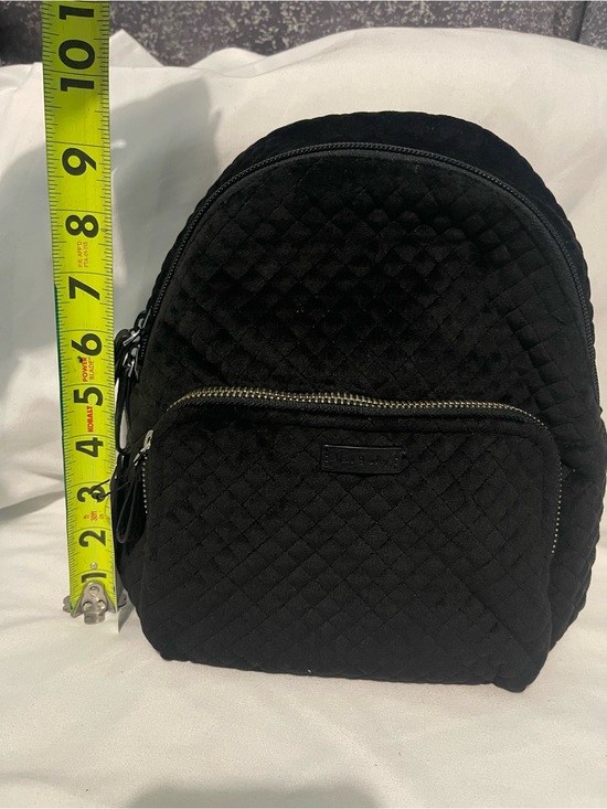 black quilted mini backpack PU Style Number Vera Bradley Iconic Black Quilted